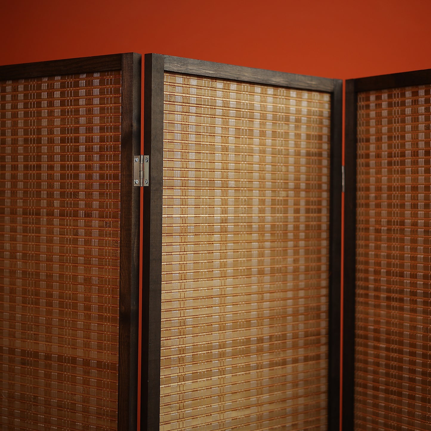 Loomveil 8 Panel Divider Screen Bamboo Room Divider Panel Screen for Room Seperation,67 inch Height